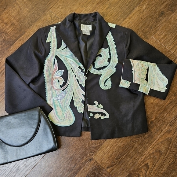 SILK Club Cropped Silk Jacket - Picture 1 of 10